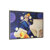 Rocket Quack. A Feathered Tribute to the King of Keys Framed Canvas
