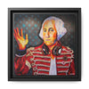 George Washington Rocks Framed Canvas Art