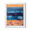 SeaFoam and Sand — Framed Art Print