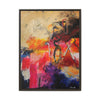 Ancient Marks (Abstract) Framed Canvas Art