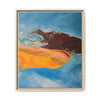 Swimmer Girl #1 Framed Canvas Art