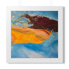 Swimmer Girl #1 — Framed Art Print