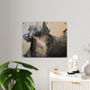 Chasing Shadows-Happy Dog Running — Acrylic Print