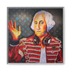 George Washington Rocks Framed Canvas Art