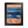 Seafoam and Sand black frame 8" x 10" (Vertical)