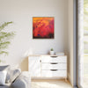 Red Hot Heart Framed Canvas Art