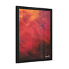 Vibrant Abstract Framed Poster Art for Home Decor angeled rotate 18" x 24" (vertical)