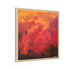 Red Hot Heart Framed Canvas Art