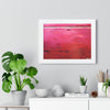 Ruby Red (Abstract)  — Framed Art Print