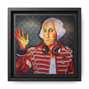 George Washington Rocks Framed Canvas Art