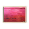 Ruby Red (Abstract) Framed Canvas Art
