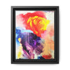The garden framed canvas art