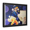 Rocket Quack. A Feathered Tribute to the King of Keys Framed Canvas