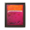 Crimson Orange Skies Framed Canvas Art