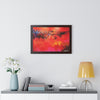 Where Fire Learned to Speak — Framed Art Print
