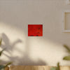 Flaming love. red abstract #5 Posters