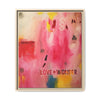 Love + Wonder #5 Framed Canvas Art