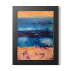SeaFoam and Sand — Framed Art Print