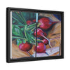The Best People (Radishes) Framed Canvas Art