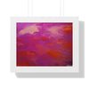 Crimson And Rose — Framed Art Print