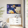 Rocket Quack. A Feathered Tribute to the King of Keys Framed Canvas