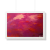 Crimson And Rose — Framed Art Print
