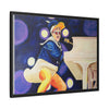 Rocket Quack. A Feathered Tribute to the King of Keys Framed Canvas