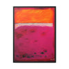Crimson Orange Skies Framed Canvas Art