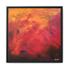 Red Hot Heart Framed Canvas Art