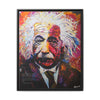 Quantum Genius Albert EInstein Framed  Canvas Art