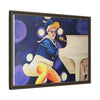 Rocket Quack. A Feathered Tribute to the King of Keys Framed Canvas