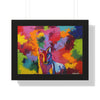 Eclipse of Gray (Gray Wolf Magnificence) — Framed Art Print