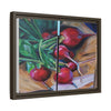The Best People (Radishes) Framed Canvas Art