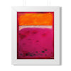 Crimson Orange Skies — Framed Art Print