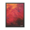 Vibrant Abstract Framed Poster Art  24" x 32" (vertical) for Home Decor