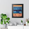 Seafoam And Sand Framed  Poster