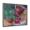 The Best People (Radishes) Framed Canvas Art