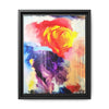 The garden framed canvas art