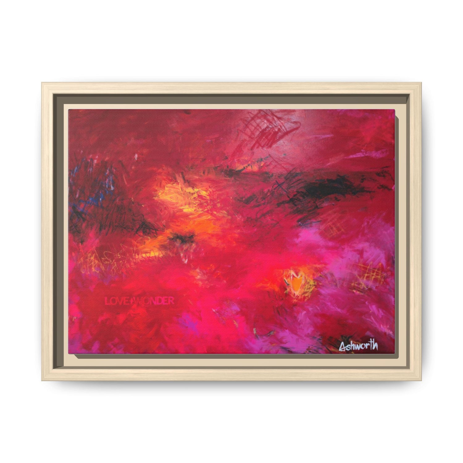 Love, In Full Color Framed Canvas Posters