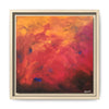 Red Hot Heart Framed Canvas Art