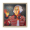 George Washington Rocks Framed Canvas Art