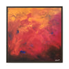 Red Hot Heart Framed Canvas Art