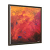 Red Hot Heart Framed Canvas Art