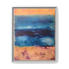 SeaFoam and Sand Framed Canvas Art