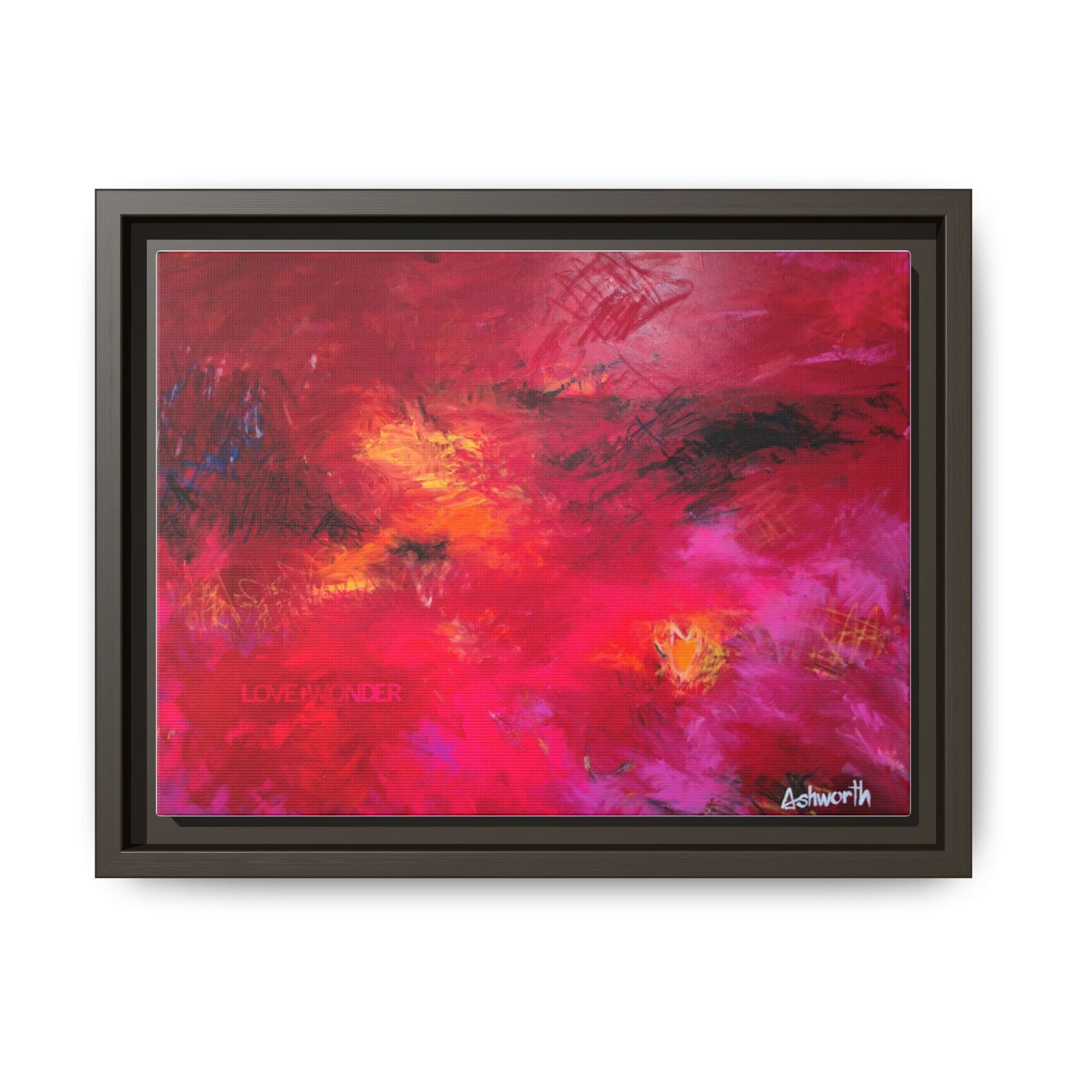 Love, In Full Color Framed Canvas Posters