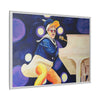Rocket Quack. A Feathered Tribute to the King of Keys Framed Canvas