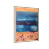 SeaFoam and Sand Framed Canvas Art