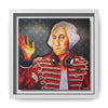 George Washington Rocks Framed Canvas Art