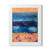 SeaFoam and Sand — Framed Art Print
