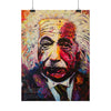 Albert Einstein: Quantum Genius vertical   semi glossy frame